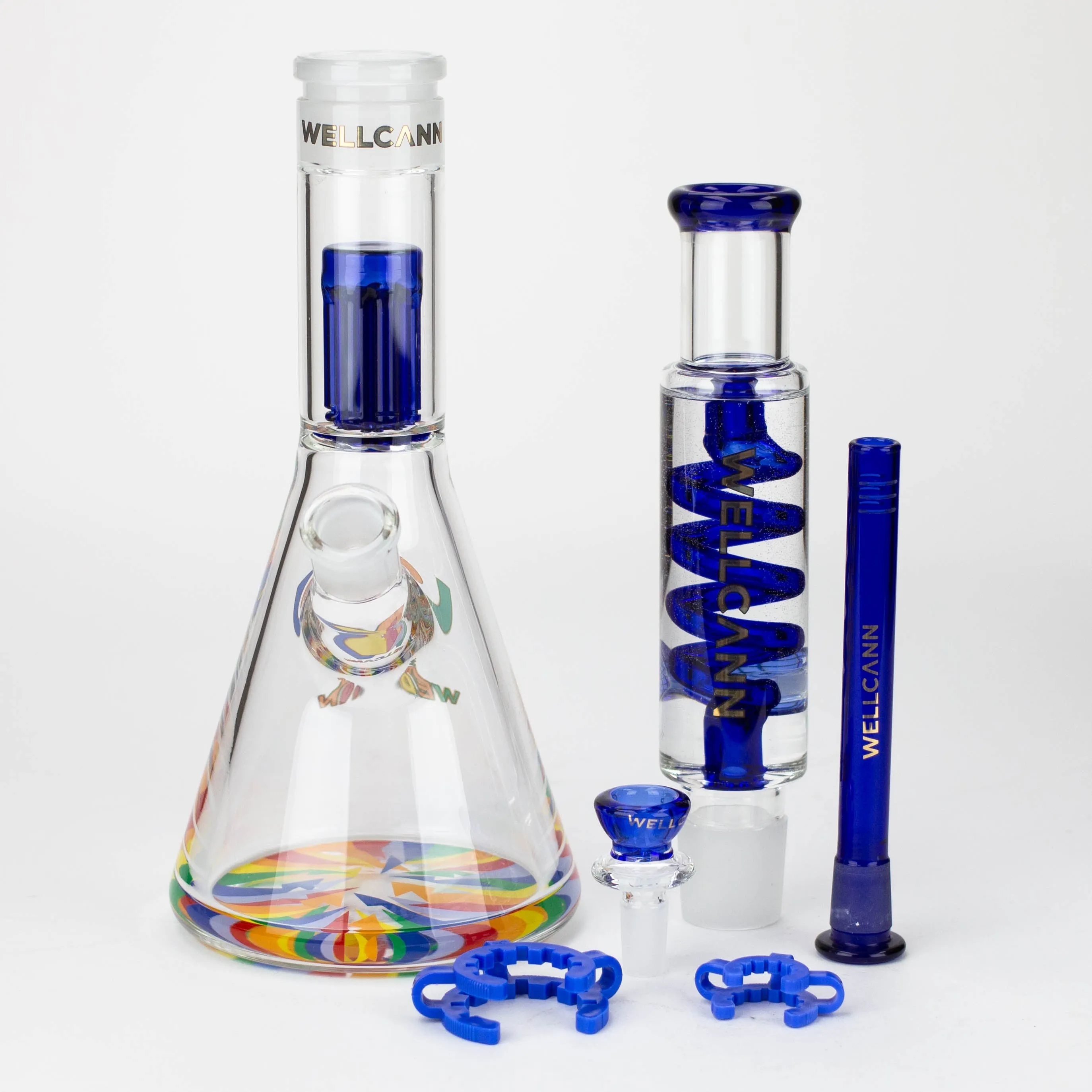 18" Glycerine Detachable Glass Bong