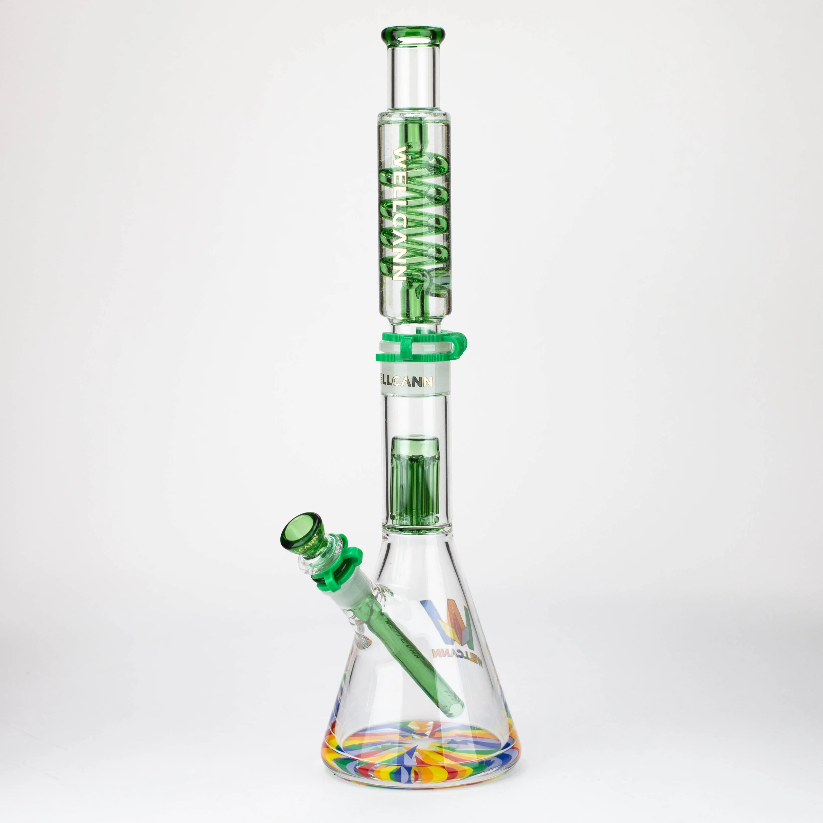 18" Glycerine Detachable Glass Bong