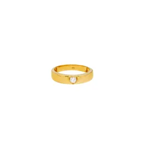 22K Yellow Gold & CZ Band (3.7gm)