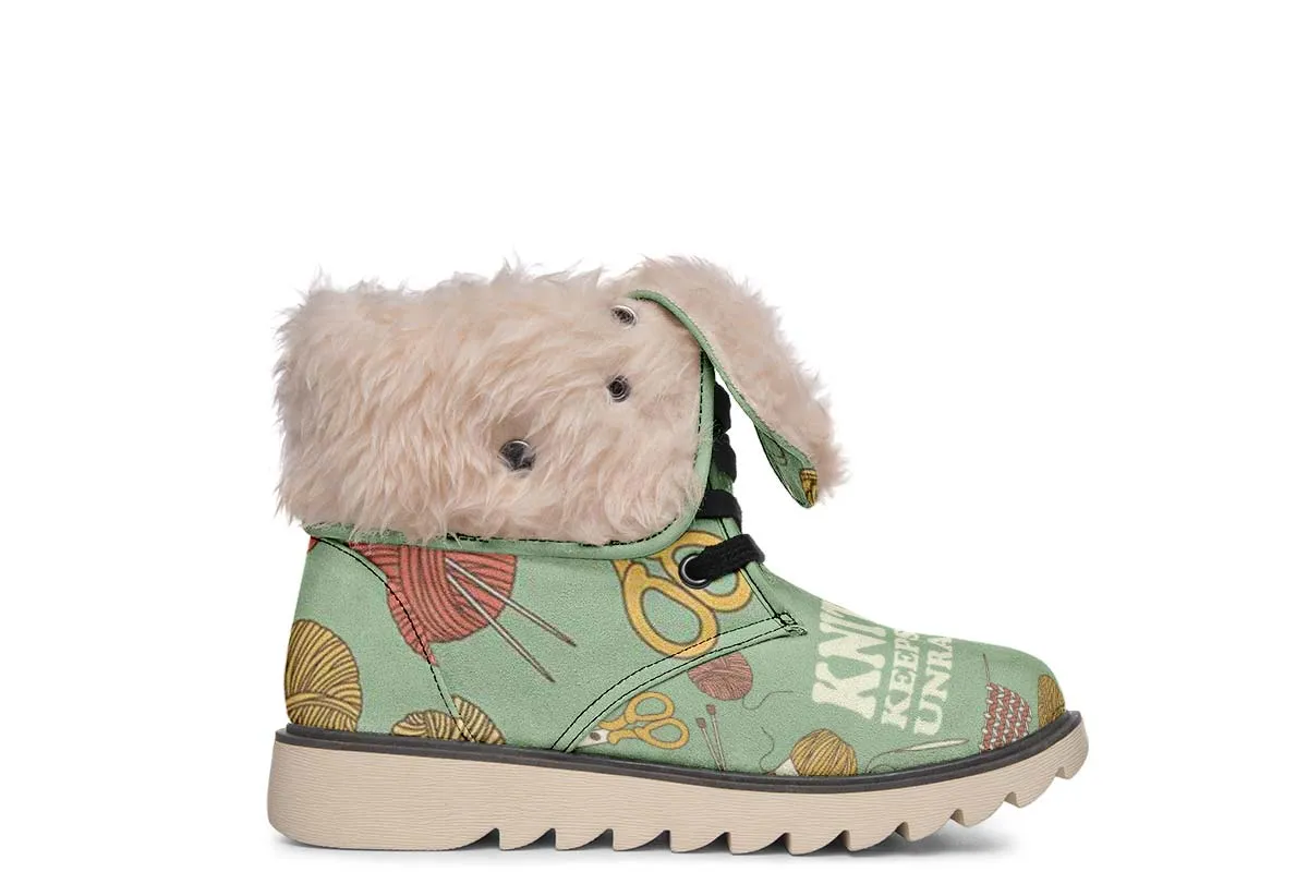 Adorable Unravelling Polar Vibe Boots