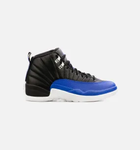 Air Jordan 12 Retro Hyper Royal Womens Lifestyle Shoe - Black/Blue Free Shipping