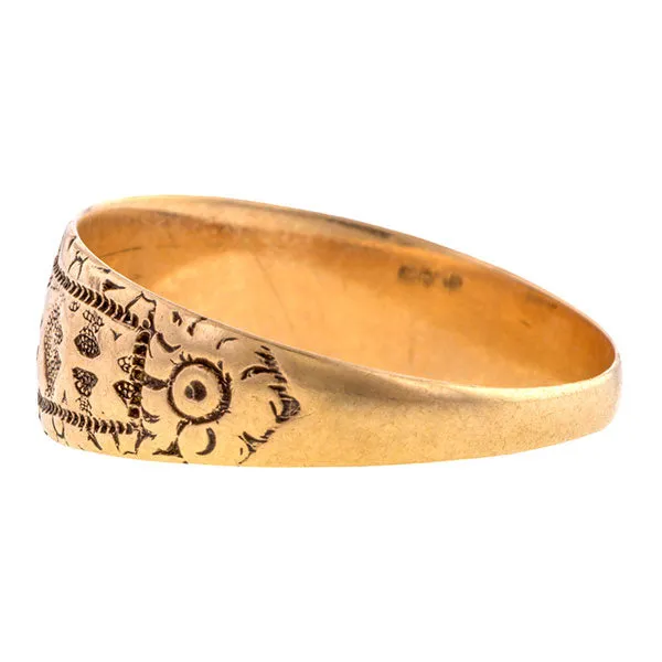 Antique MIZPAH Band Ring