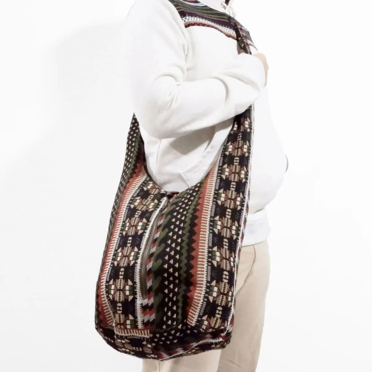 Aztec-Print Tribal Crossbody Bag: Durable, Sustainable & Fashion-Forward