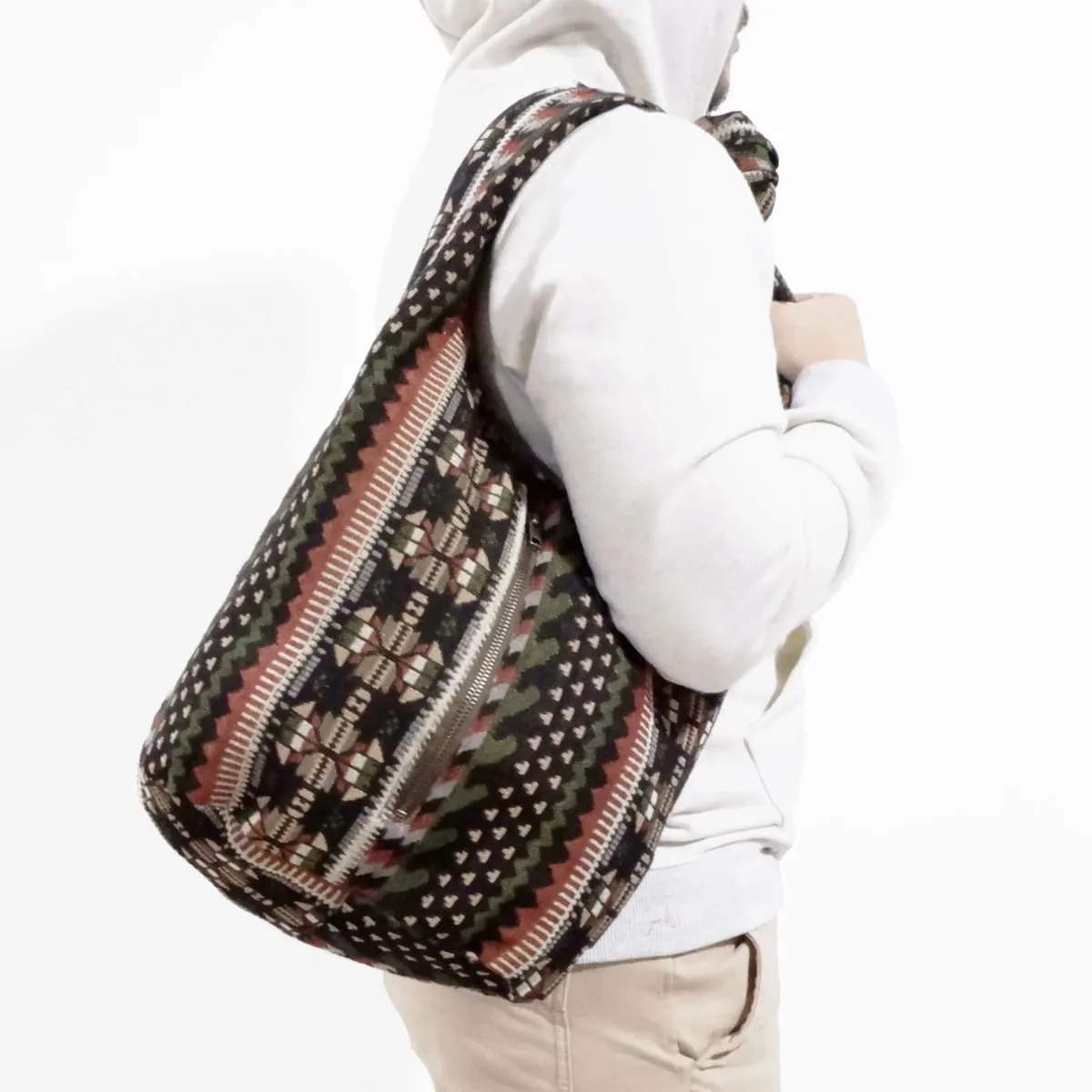 Aztec-Print Tribal Crossbody Bag: Durable, Sustainable & Fashion-Forward