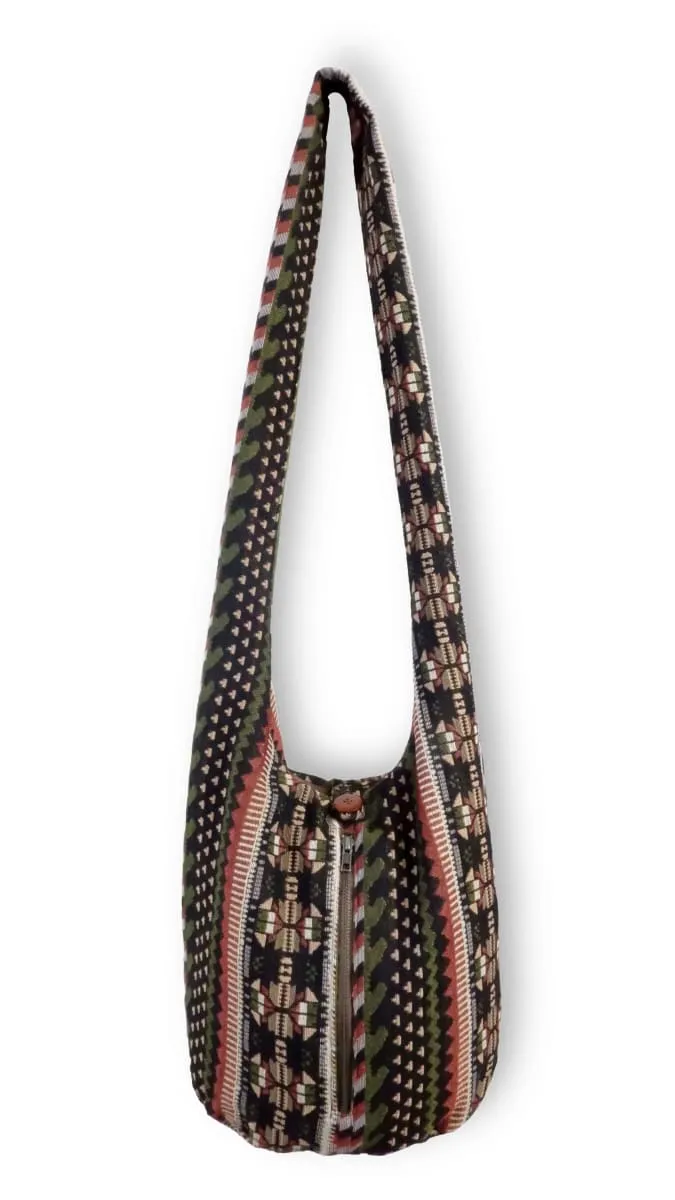 Aztec-Print Tribal Crossbody Bag: Durable, Sustainable & Fashion-Forward