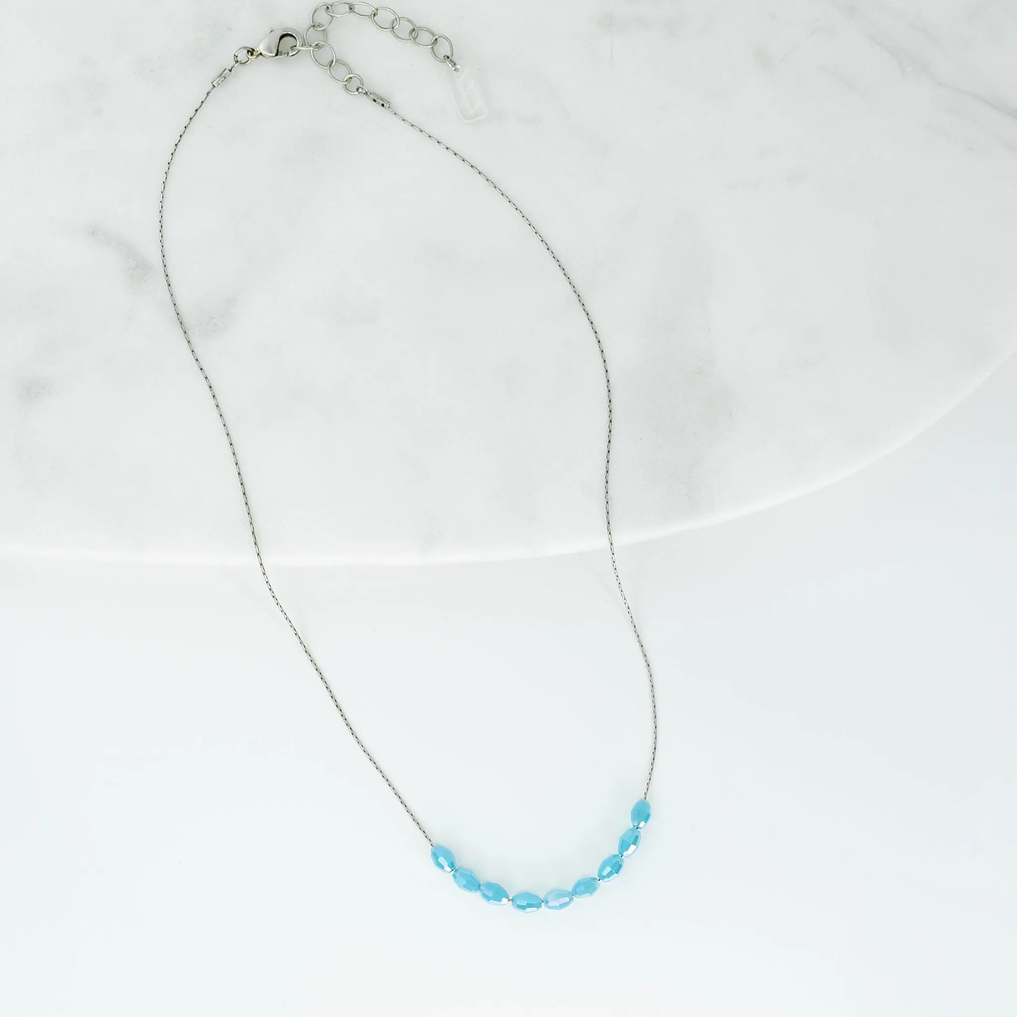 Basaltic Necklace - Arctic Blue/Silver