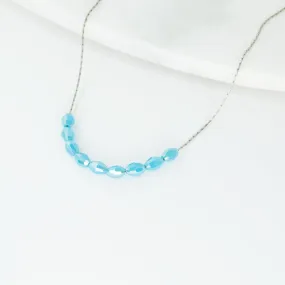 Basaltic Necklace - Arctic Blue/Silver