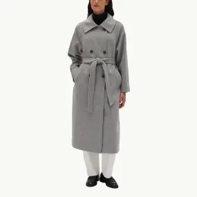 Cocoon Coat - Grey Marle