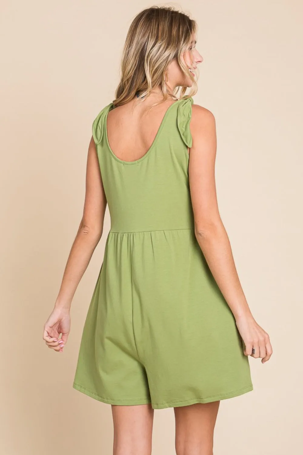 Culture Code Plus Size Shoulder Knot Baggy Romper