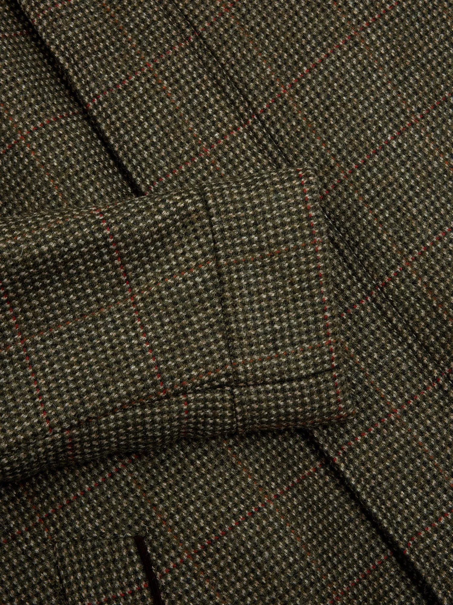 DOUGLAS GOLD FRAMPTON Winter Check Tailored Coat/Green - AW22 SALE