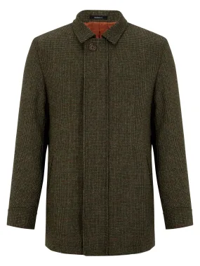 DOUGLAS GOLD FRAMPTON Winter Check Tailored Coat/Green - AW22 SALE