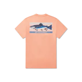 Fishing Lines Tee - Brook Trout