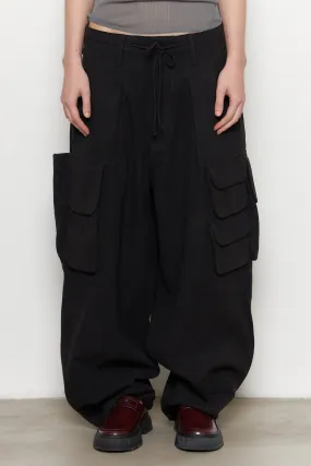 Forager Pants Black Slub