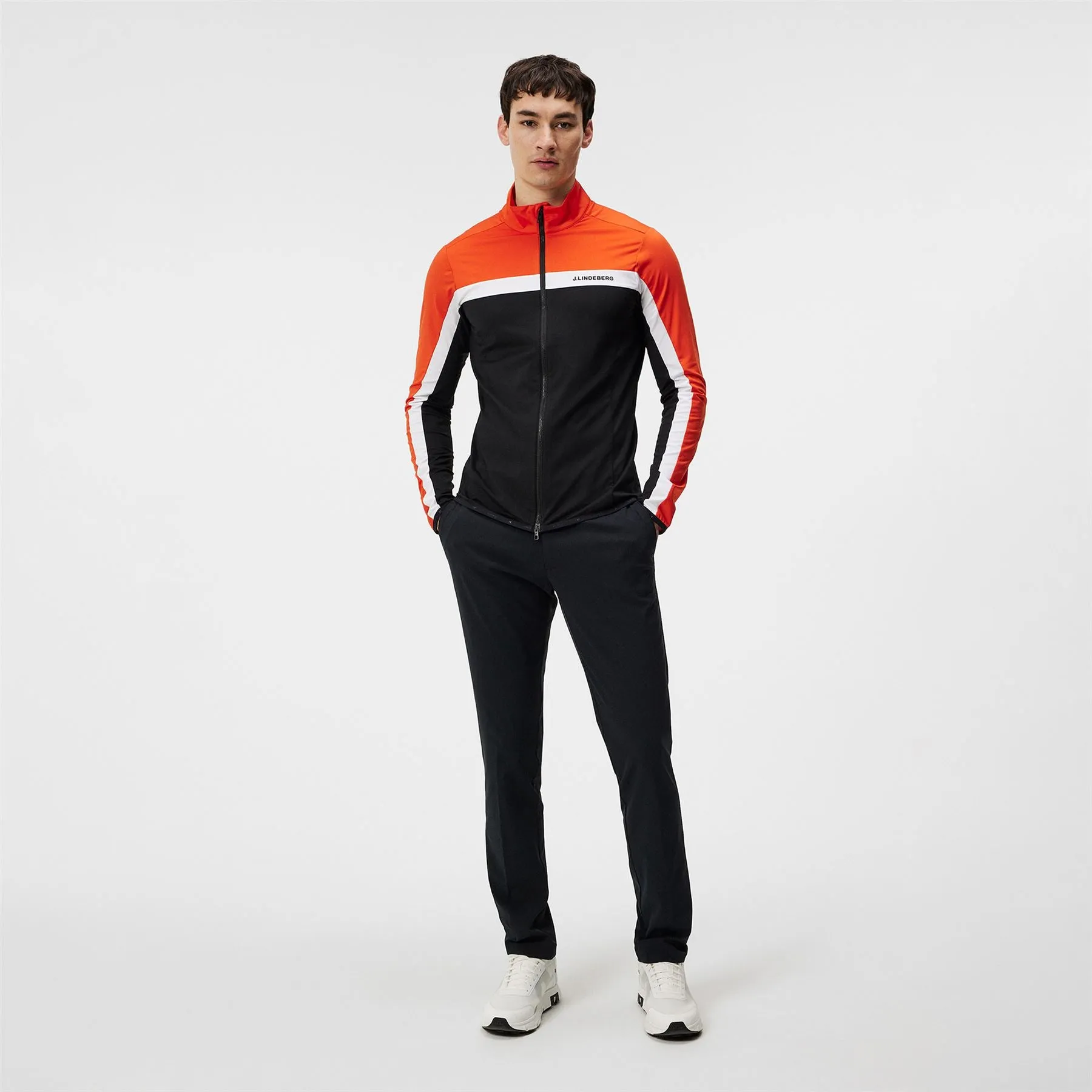 Jarvis Regular Fit Stretch Mid Layer Black - SS24