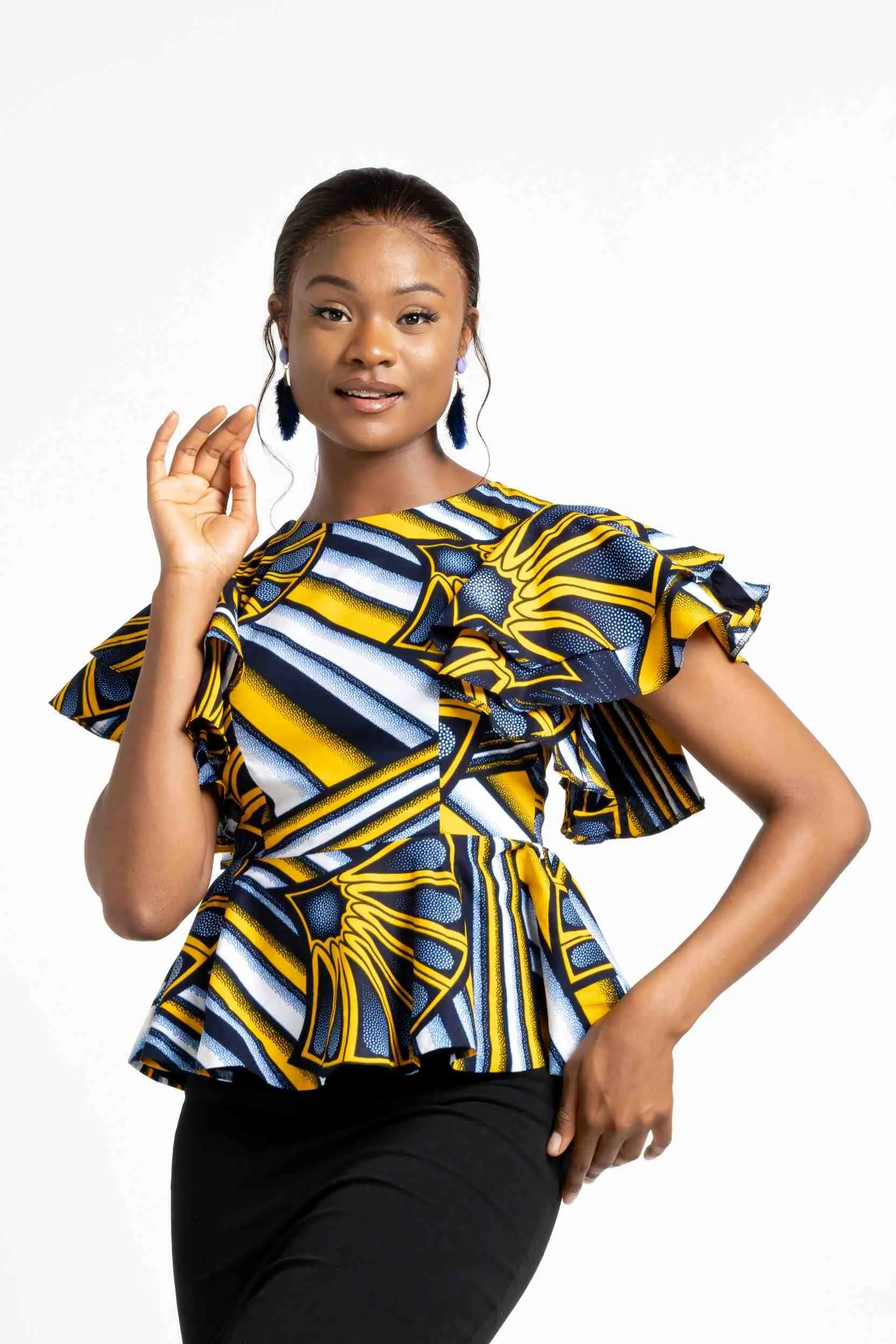 KARISA African Print Women's Top