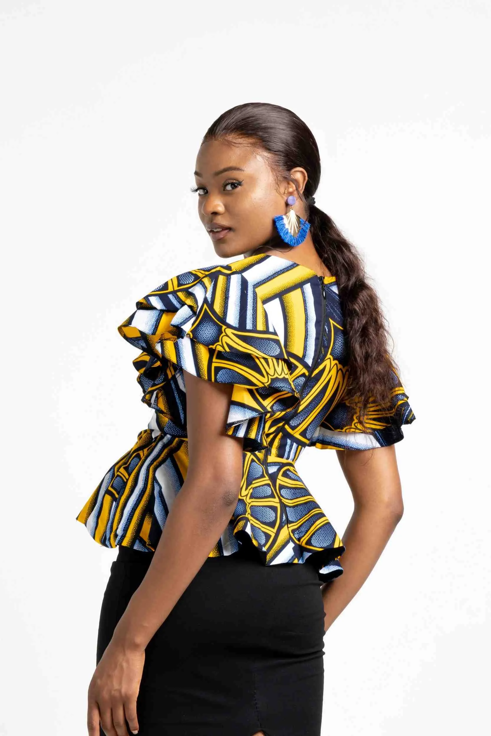 KARISA African Print Women's Top