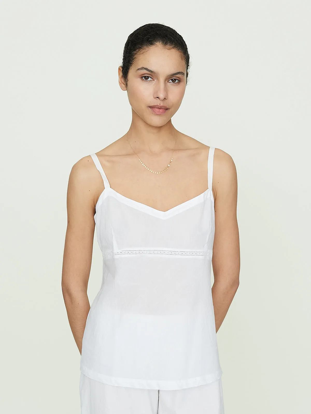 Kymber Camisole in Rice