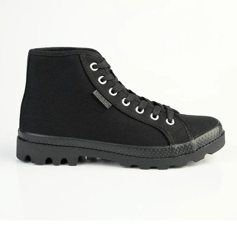 Madison Sofia Hi-Too Sneaker - Black Mono