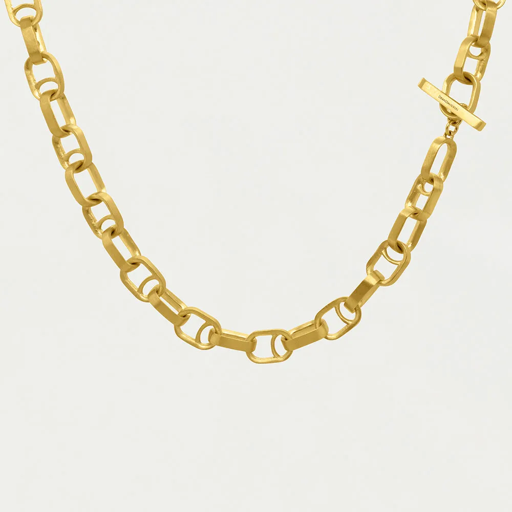 Manhattan Chain Link Statement Necklace