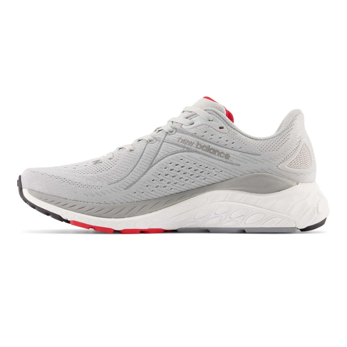 New Balance Men's M860S13 Aluminum/Red