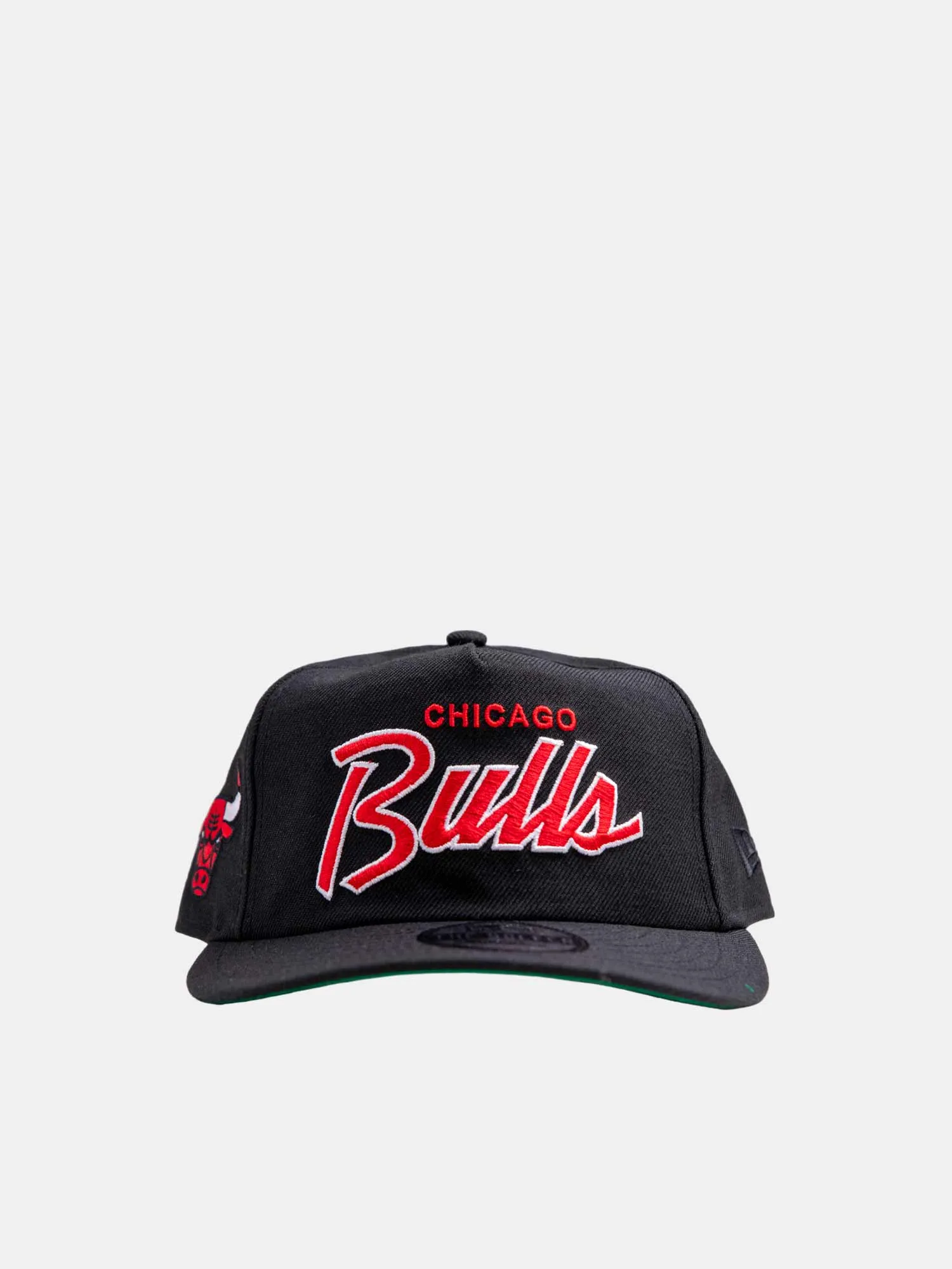 New Era The Golfer Chicago Bulls Script Snapback - Black