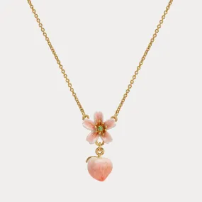 Peach Necklace