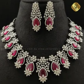 Ruby AD Necklace Set