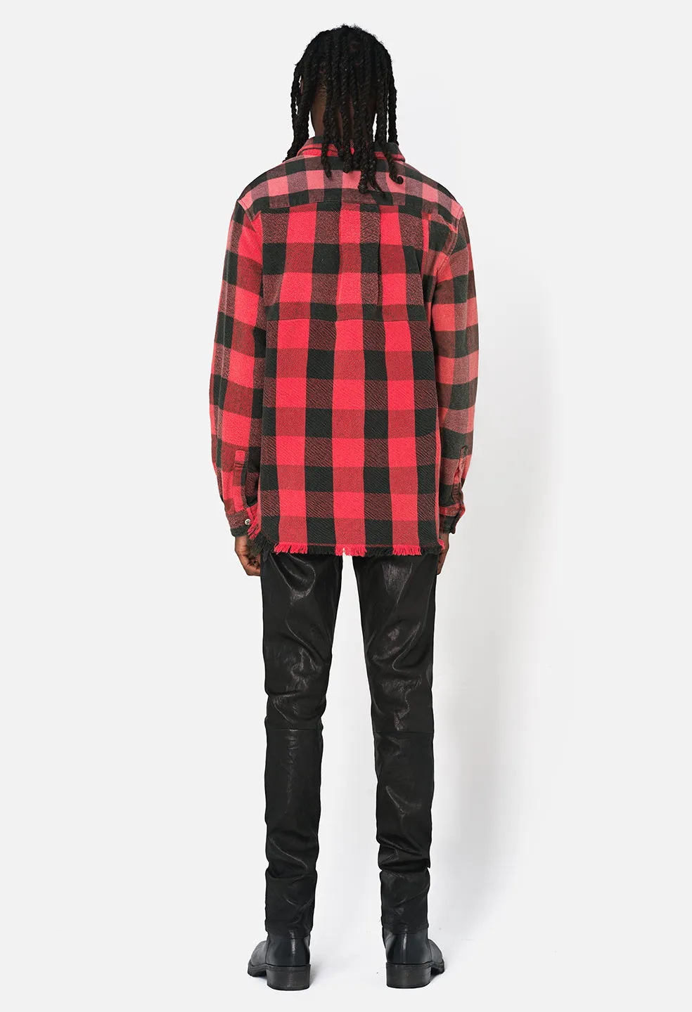 Silverado Paneled Plaid / Red X Black