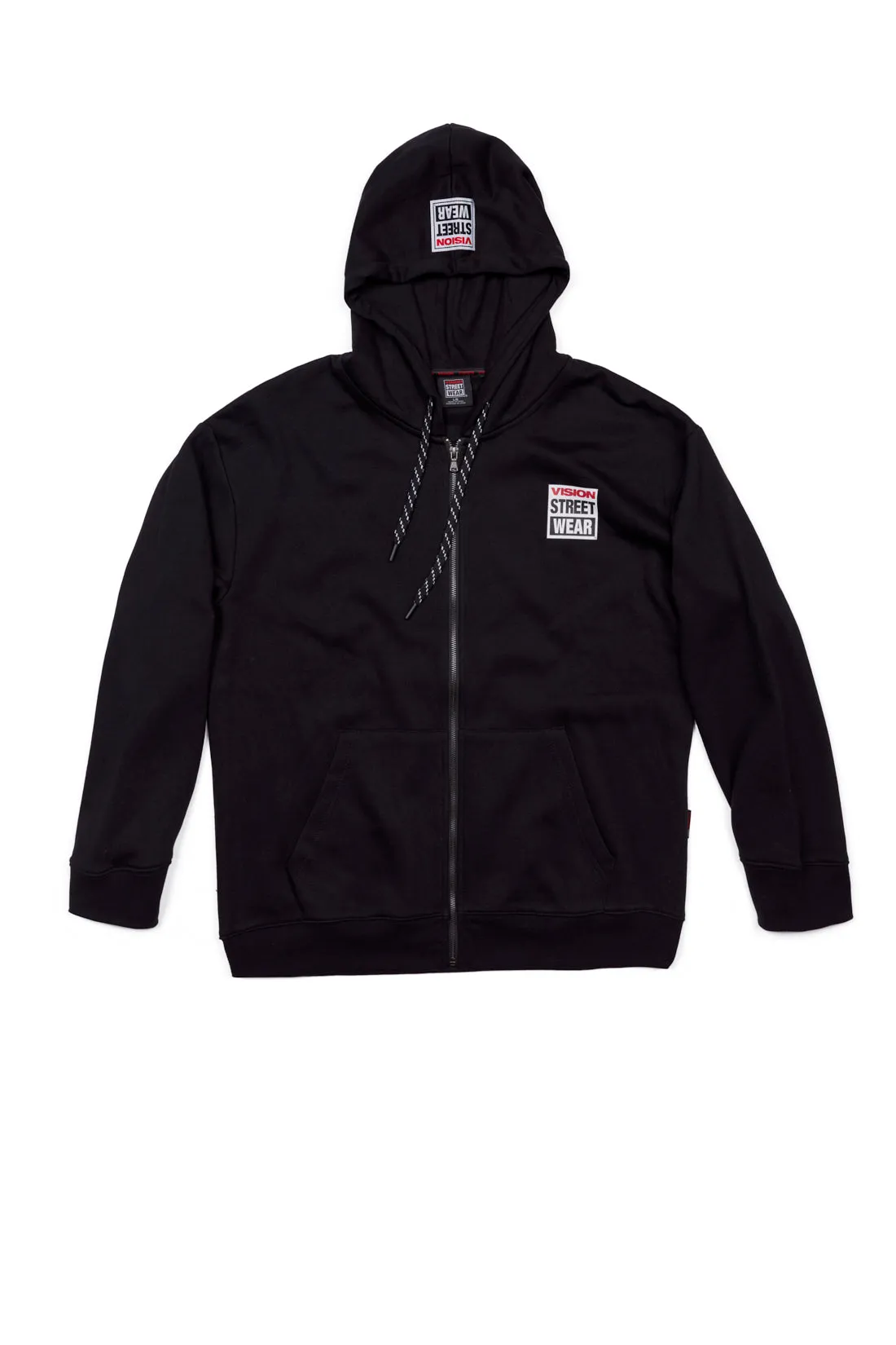 Small Logo Print Hoodie - Black