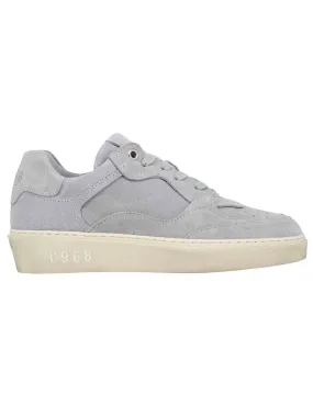 Sneakers donna in camoscio grigio