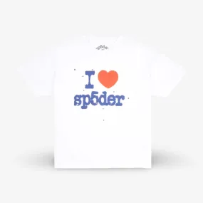 Sp5der 'Souvenir / I Love' Tee White SS24