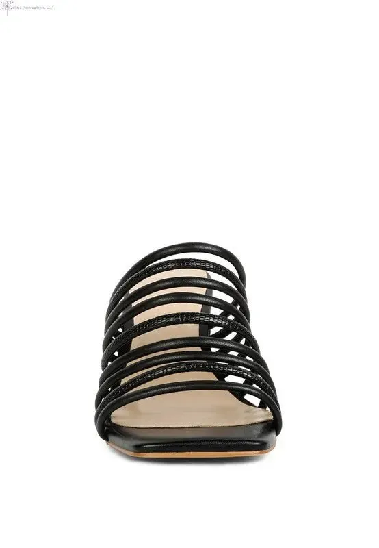 Strappy Sandals Block Heel