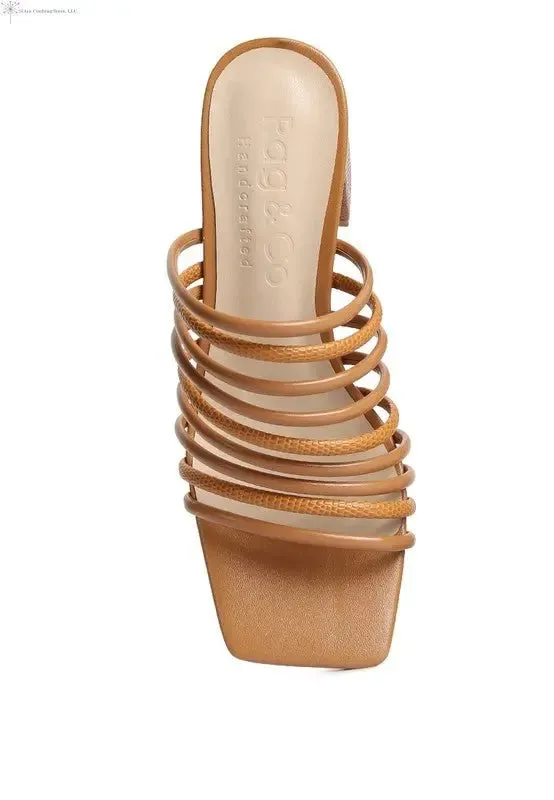 Strappy Sandals Block Heel