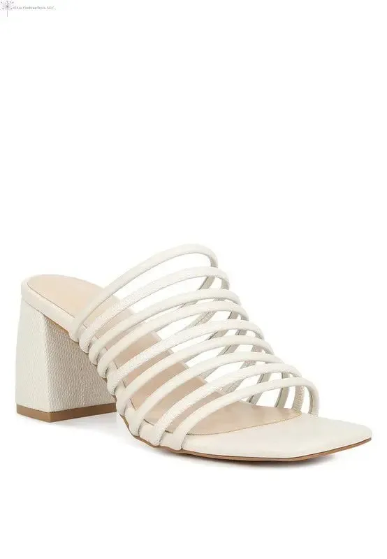 Strappy Sandals Block Heel