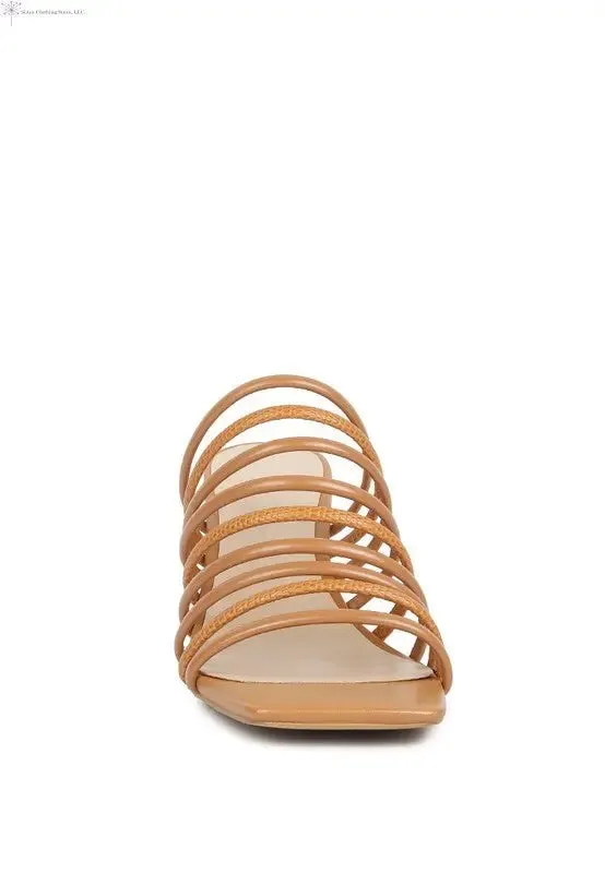 Strappy Sandals Block Heel