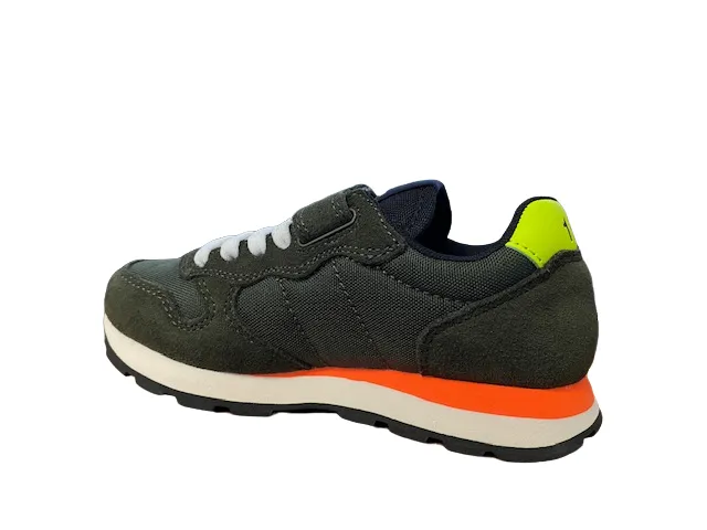 Sun68 children's sneakers Tom Fluo Z42302K 74 dark military