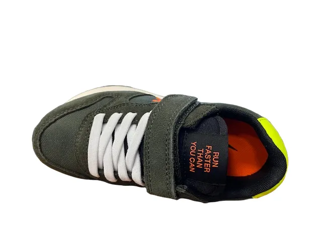 Sun68 children's sneakers Tom Fluo Z42302K 74 dark military