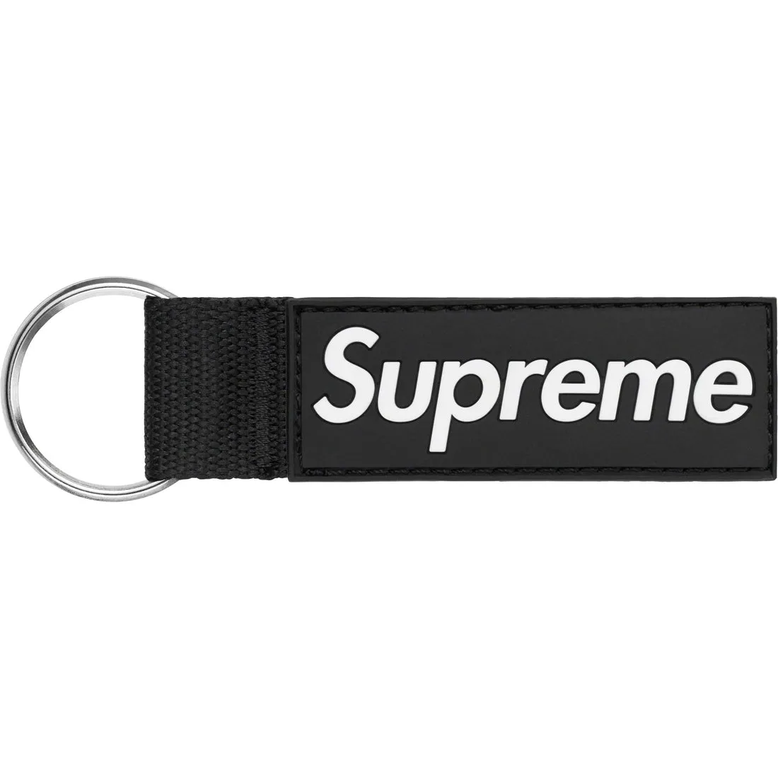 SUPREME WEBBING KEYCHAIN-BLACK