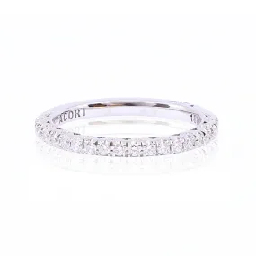 TACORI PETITE CRESCENT 18K WHITE GOLD DIAMOND WEDDING BAND