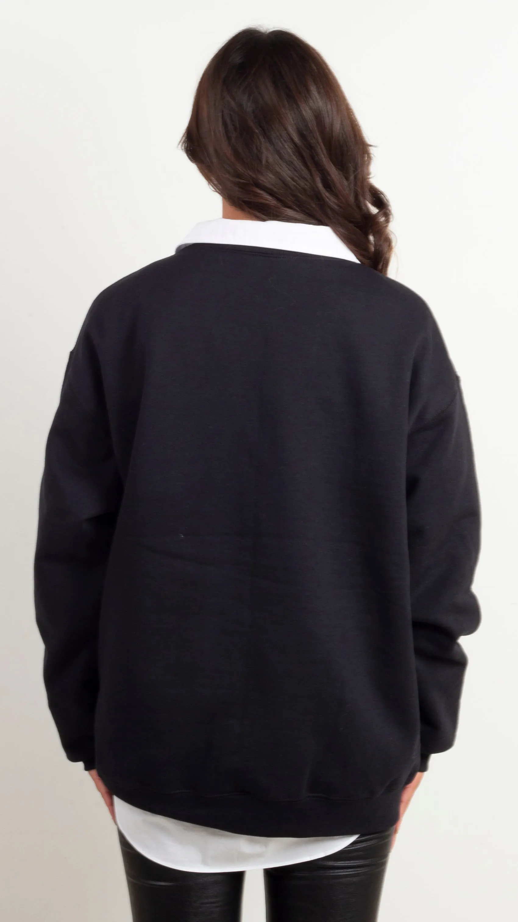 Van De Vort Collegiate Sweatshirt - Black/Charcoal